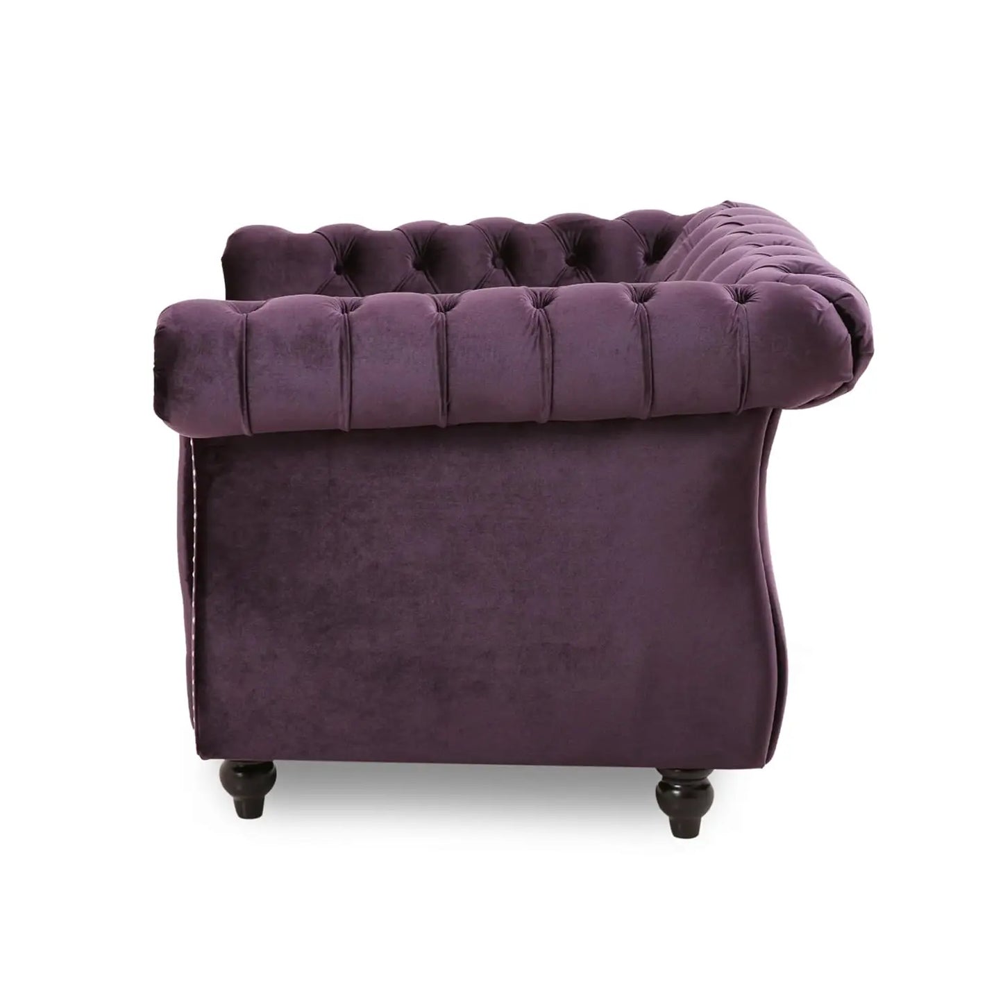 Tufted Velvet Club Chair Button-Tufted Upholstered Accent Seat