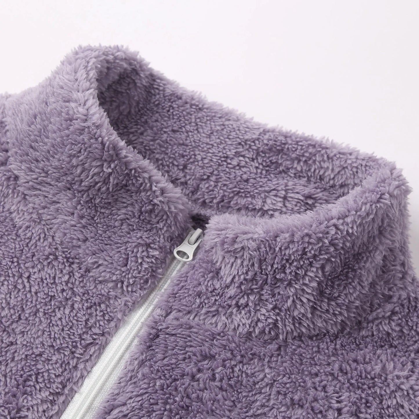 Women's Sleeveless Fleece Jackets. Zipper Vest