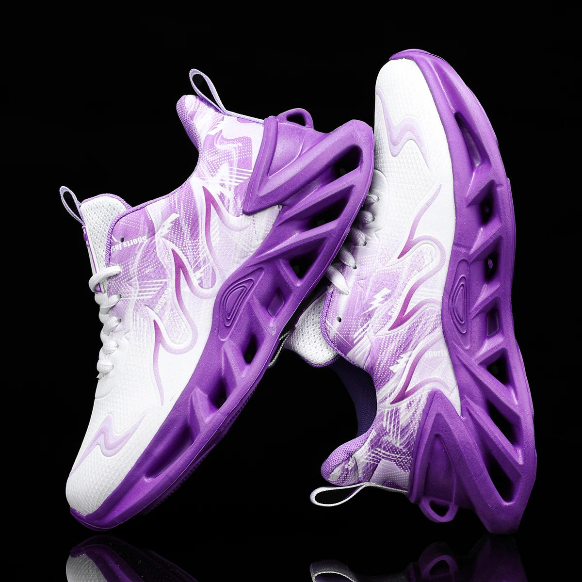 Running shoes for men and women, lightweight mesh, breathable and comfortable, flat and soft tennis shoes