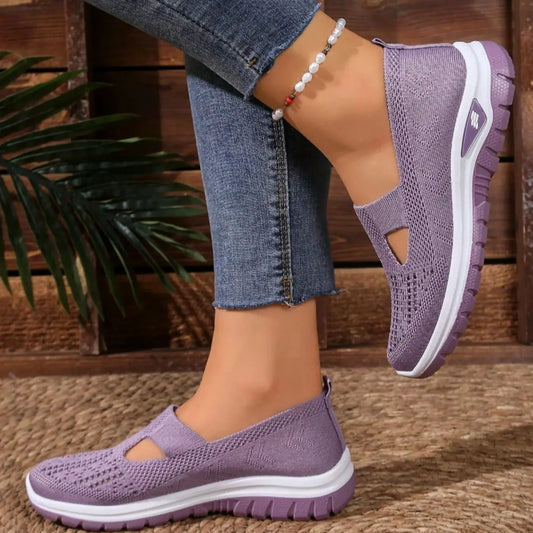 Breathable Hollow Out Slip-On Shoes for Women