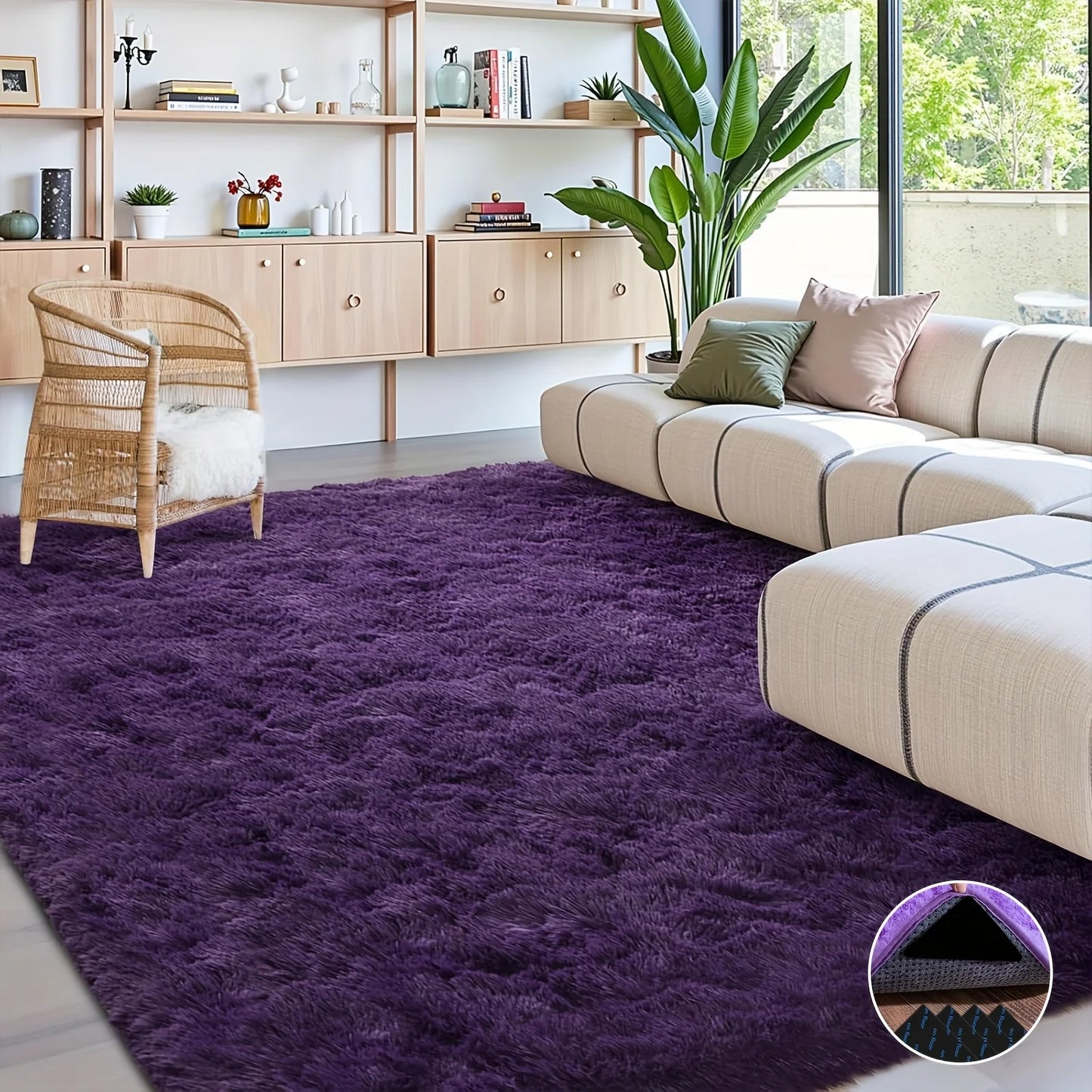 Luxury Soft Shaggy Non-Slip Rugs