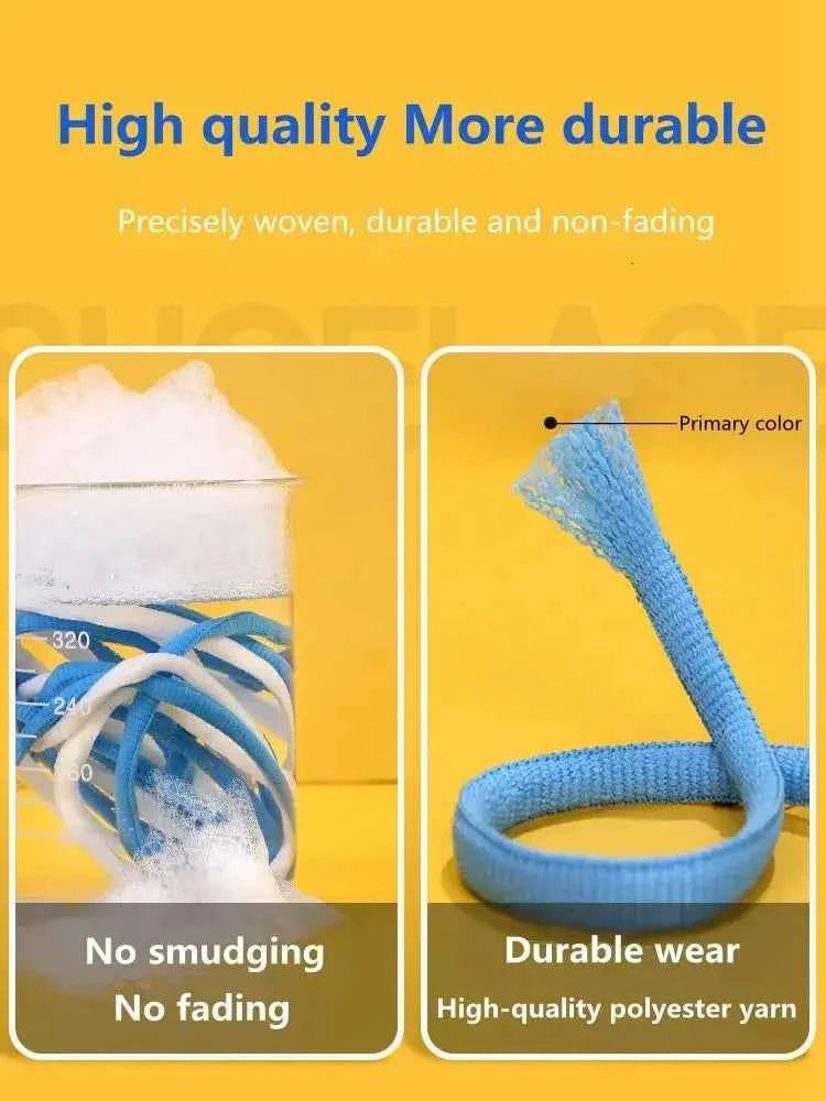 Classic Shoelaces Polyester, Non slip Sports Laces 1Pair