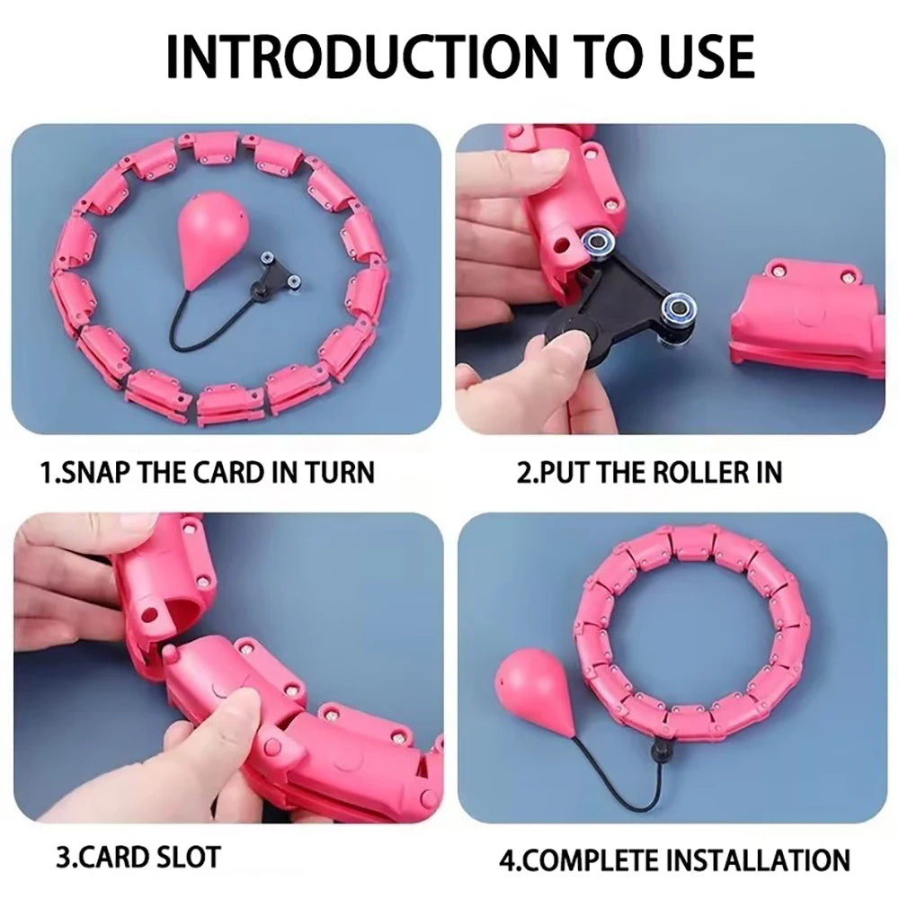 Weighted Fitness Circle Hoops for Adults Weight Loss