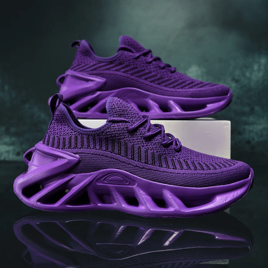Women's running shoes, lightweight mesh, breathable and comfortable flat soft tennis shoes, blade sports shoes for women