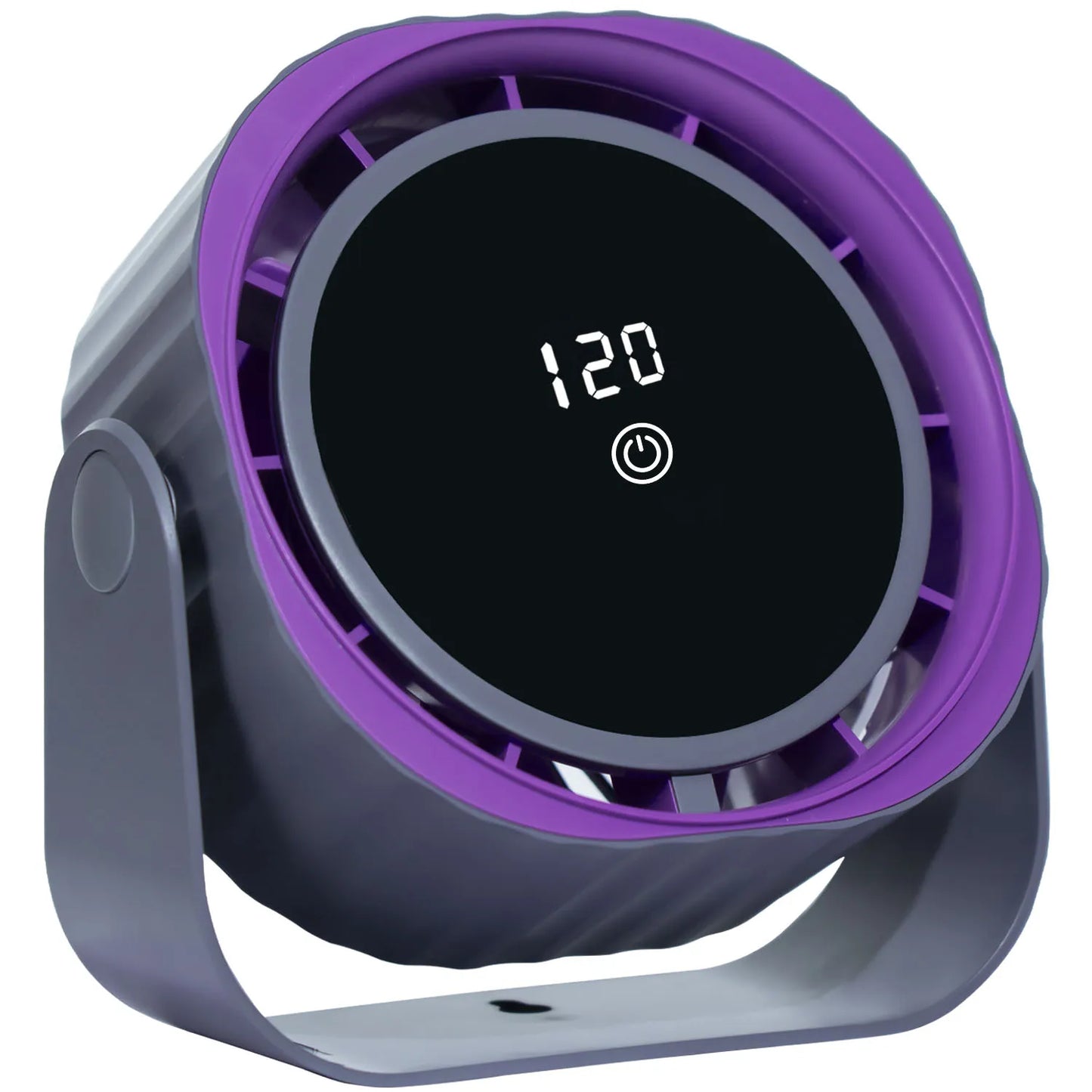 Portable Clip or Desktop Fan, Touch Screen 360° Adjustable, Rechargable battery