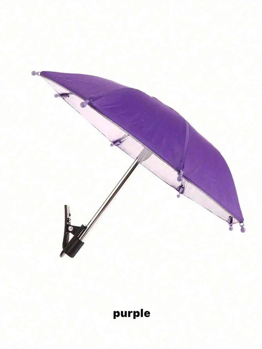 Outdoor phone holder/umbrella, mini rain umbrella, car sunshade umbrella, portable sun protection umbrella, collapsible umbrella - Purpleobsessions