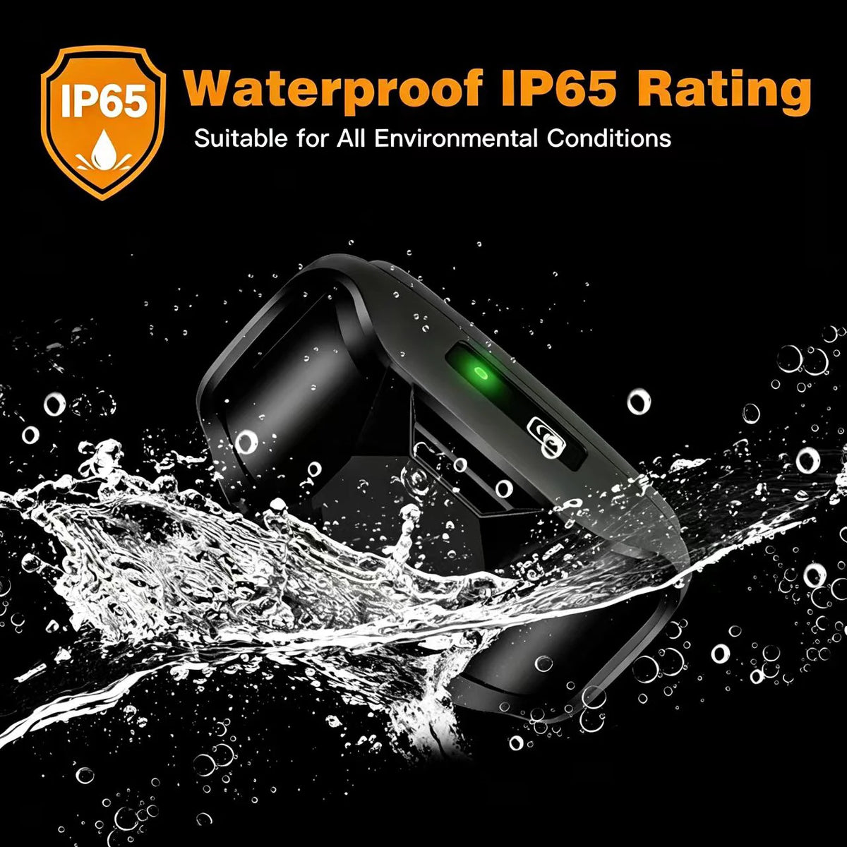 3300Ft Electric Dog Training Collar Remote Control Waterproof For 5-120lbs Puppy With Vibration Shock Beep