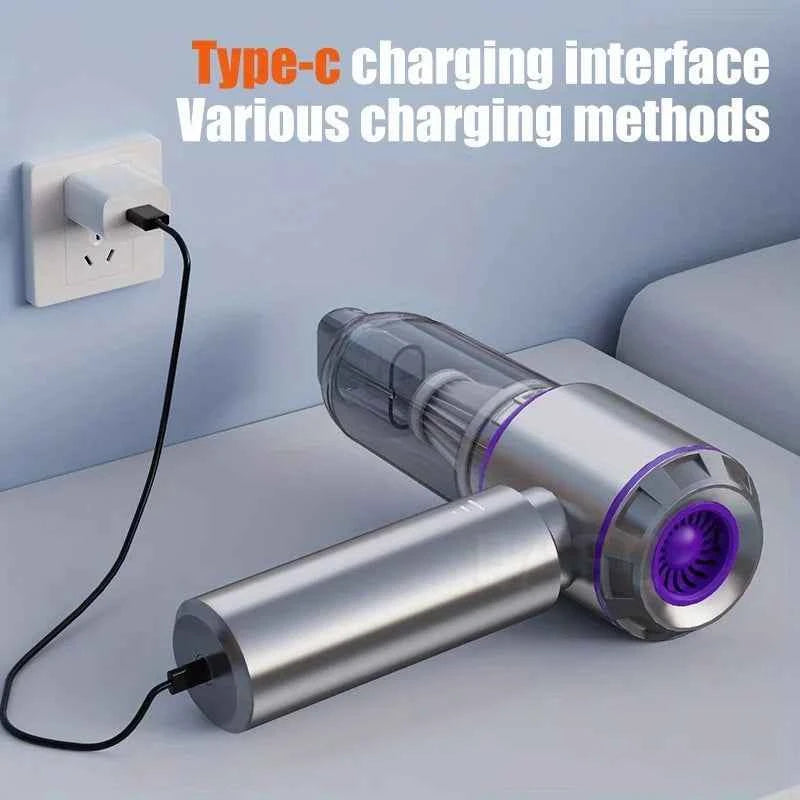 Portable Handheld Vacuum 30000Pa Cordless Car Vacuum Cleaner With Brushless Motor