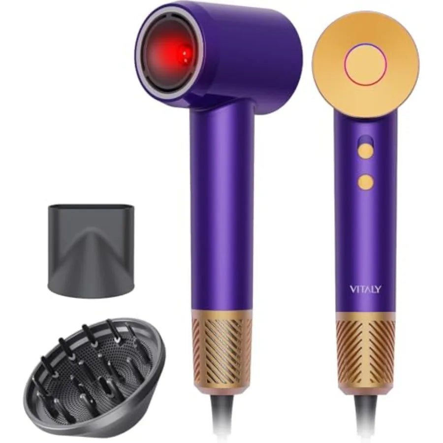 Ionic Hair Dryer Professional High Speed Hair Dryer 180 000 RPM for Fast Drying Best Blow Dryers-1600W