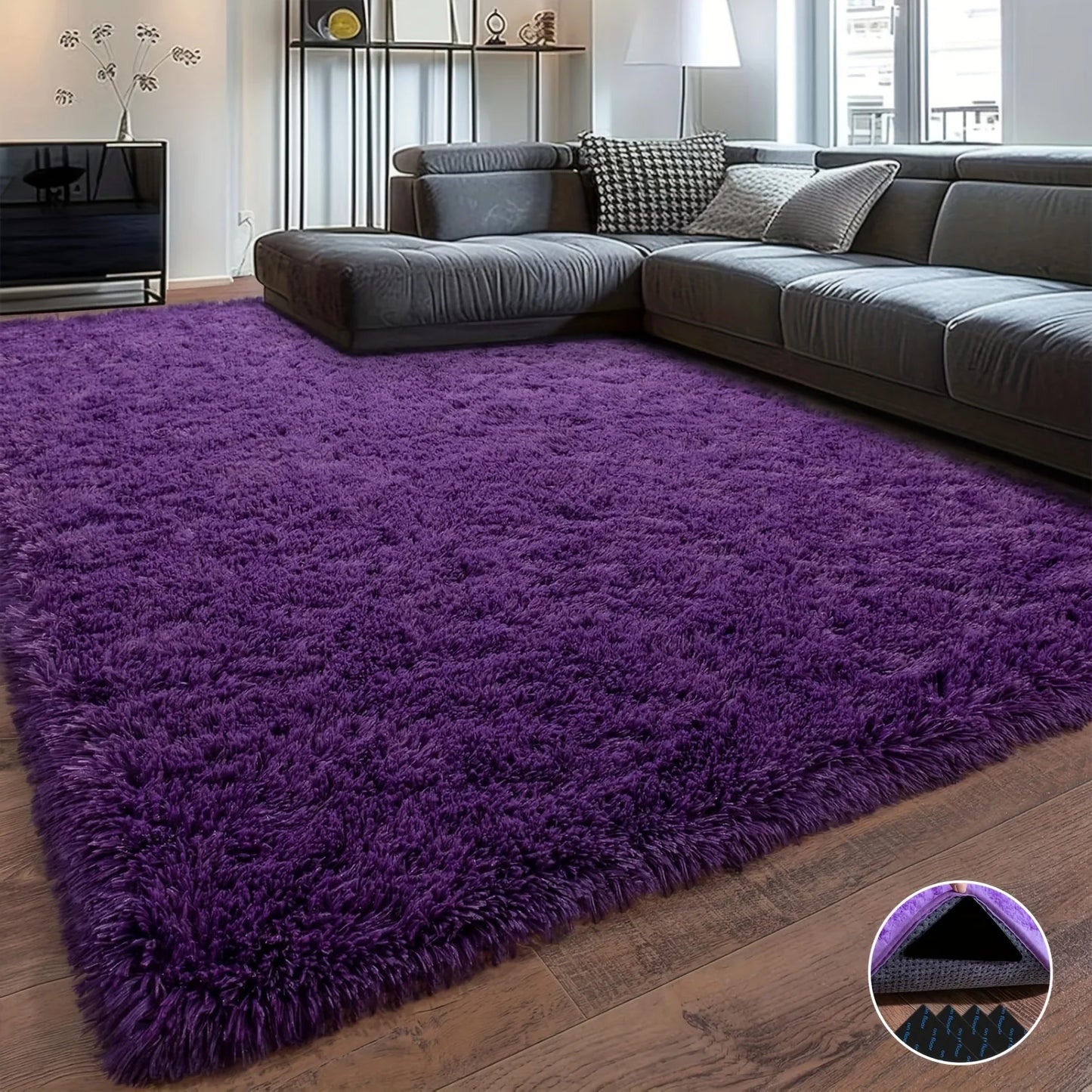 Luxury Soft Shaggy Non-Slip Rugs