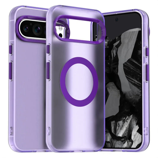 Matte Clear Magnetic Wireless Charge Armor Magsafe Case For Google Pixel 10 9 8 Pro XL 9A Military Shockproof