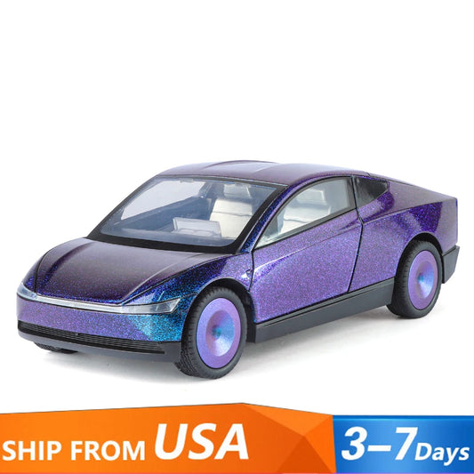 Metal die-casting 1:24 scale TSL car model simulation sound and light pull back toy car