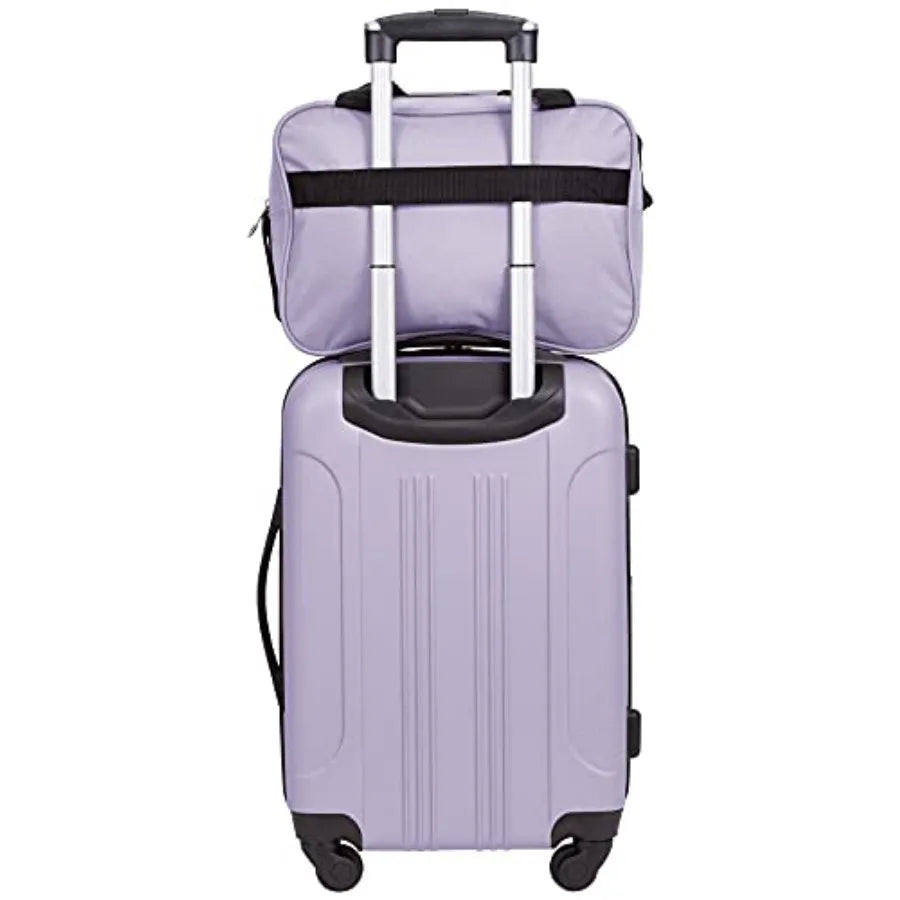 zz-Midtown Hardside 4-Piece Luggage Travel Set, Lilac