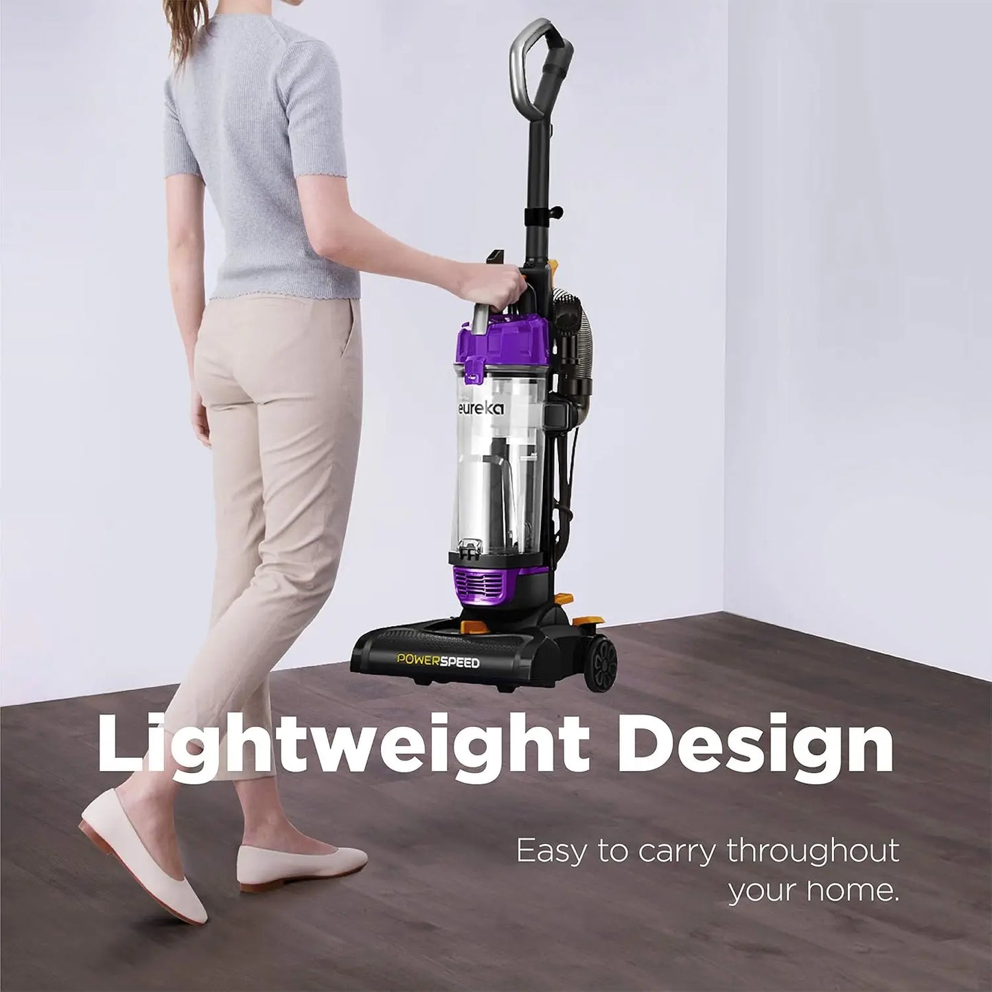 PowerSpeed Upright Vacuum Cleaner, Purple Design