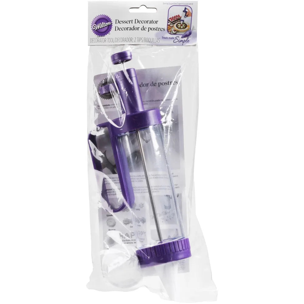 3-Piece Decorating Kit with Piping Bags, Tips, Spatula