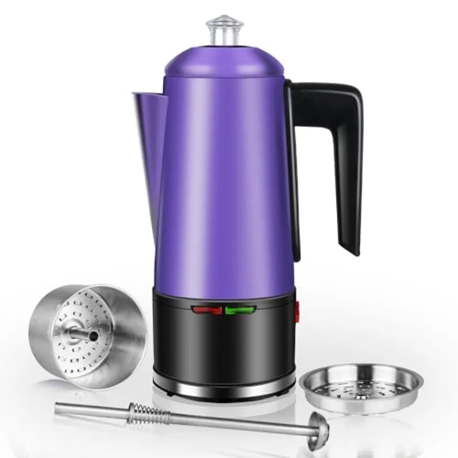 Electric Stainless Steel Coffee Percolator 12cups