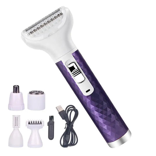 Facial Hair Remover Shaver Cordless Body Trimmer Bikini Hair Trimmer Private Area Leg Armpit Back Hair, Girls Bikini Epilators