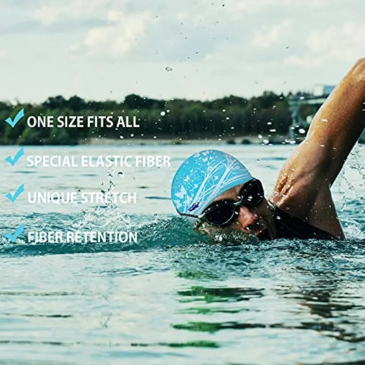 Soft Waterproof Silicone Swim Cap - Purpleobsessions