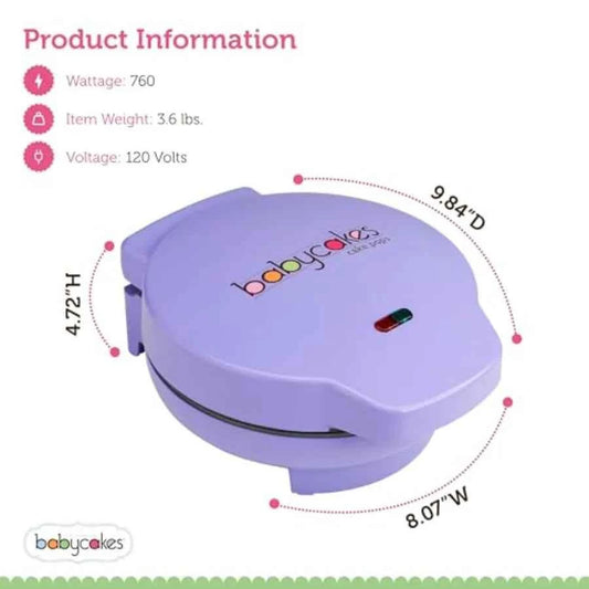 Cake Pop Maker by Select Brands - Includes Decorating Stand and 50 Sticks - Non-Stick Coating - Purpleobsessions