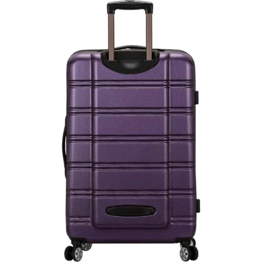 Melbourne Hardside Expandable Spinner Wheel Luggage, Medium 24", Purple
