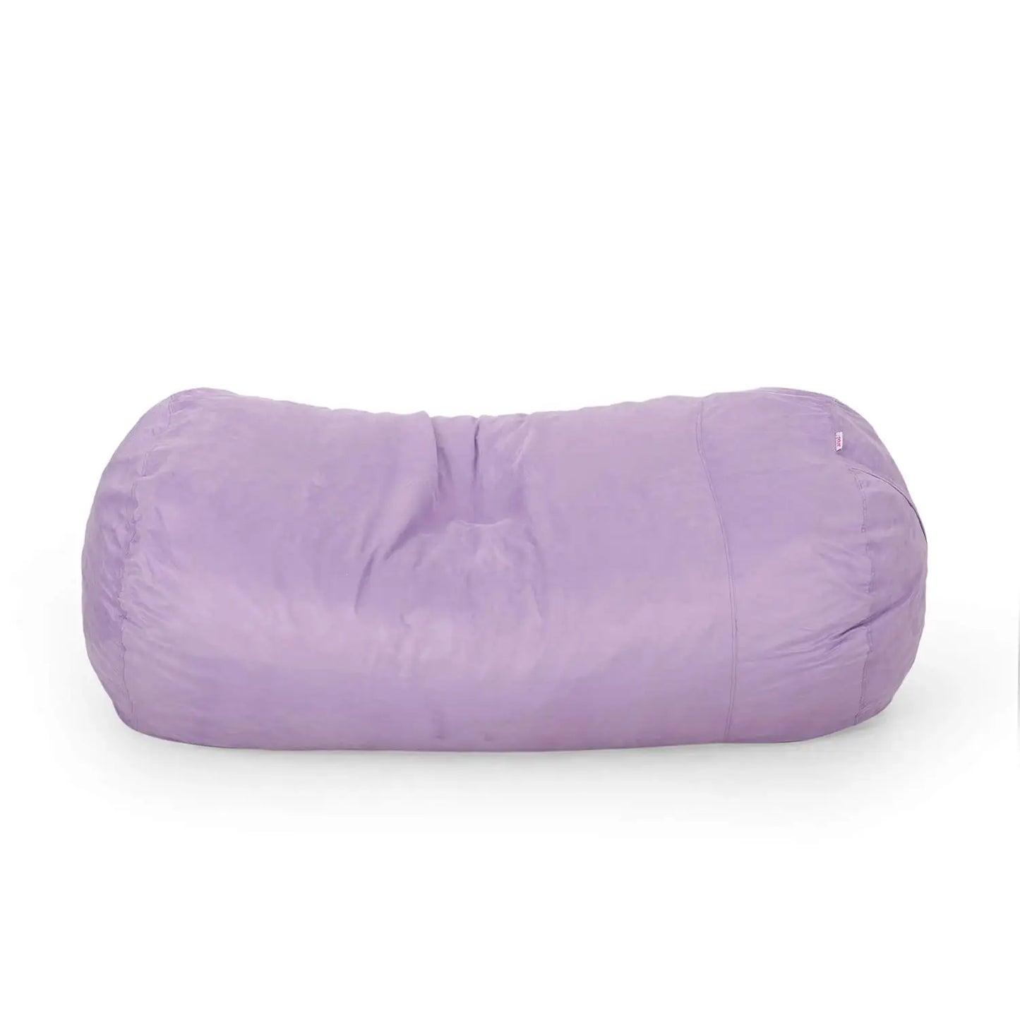 Light Purple Faux Suede 8ft Bean Bag Lounger Washable Cover