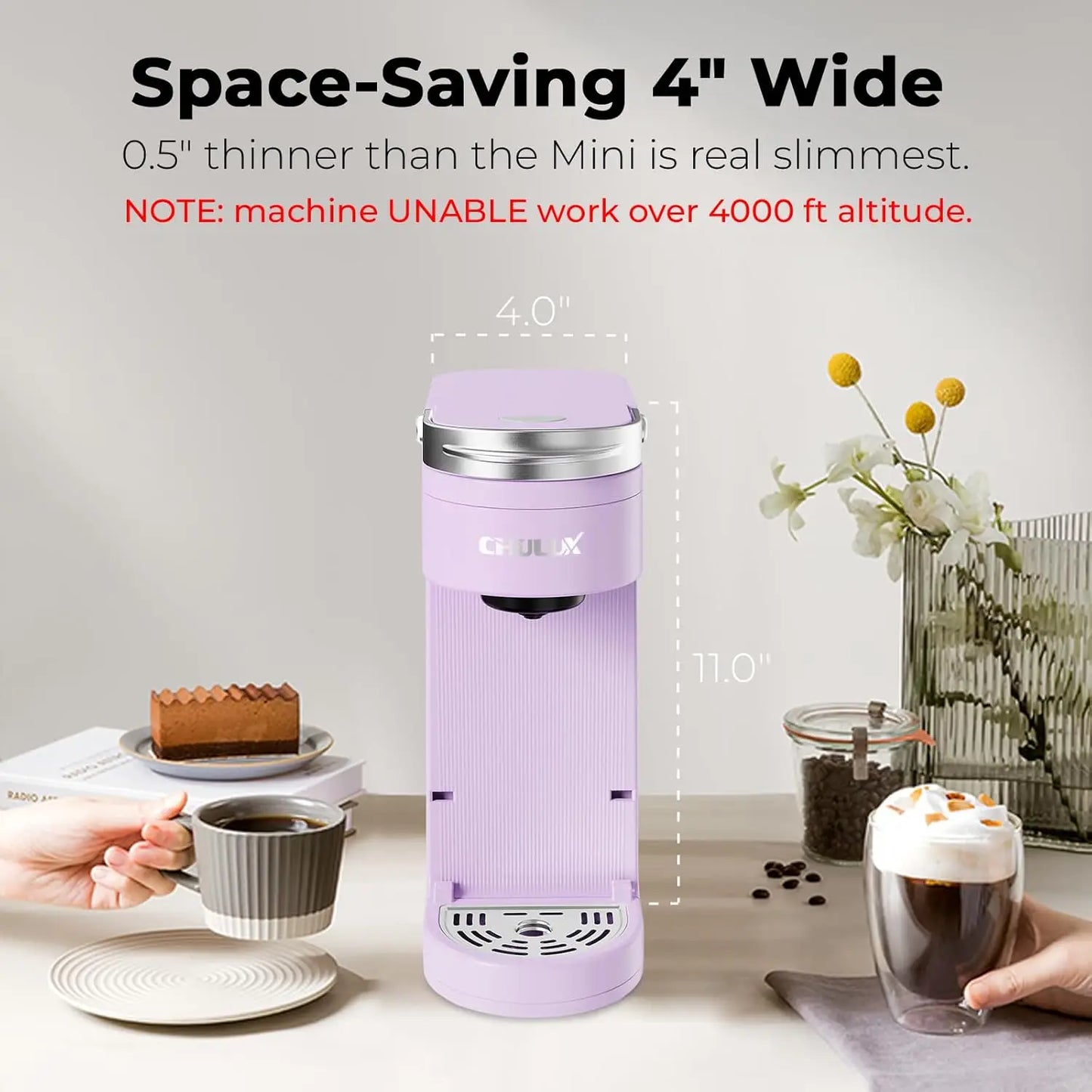Slim Single Serve Coffee Maker for K Pods