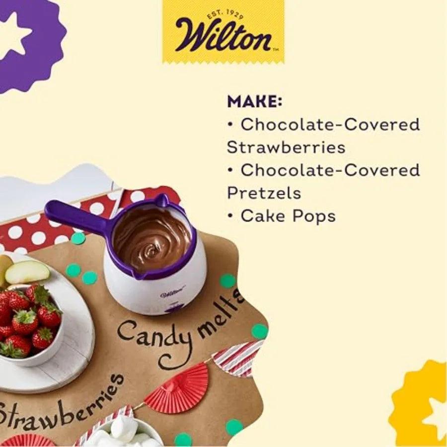 Candy Melts Melting Pot Perfect for Strawberries and Cakepops 2.5-cup Capacity