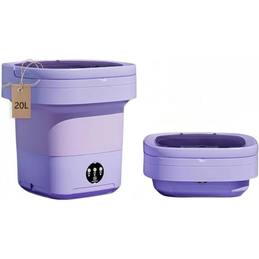 Portable Washing Machine Mini Washer 20L Upgraded Large Capacity Foldable Washer.