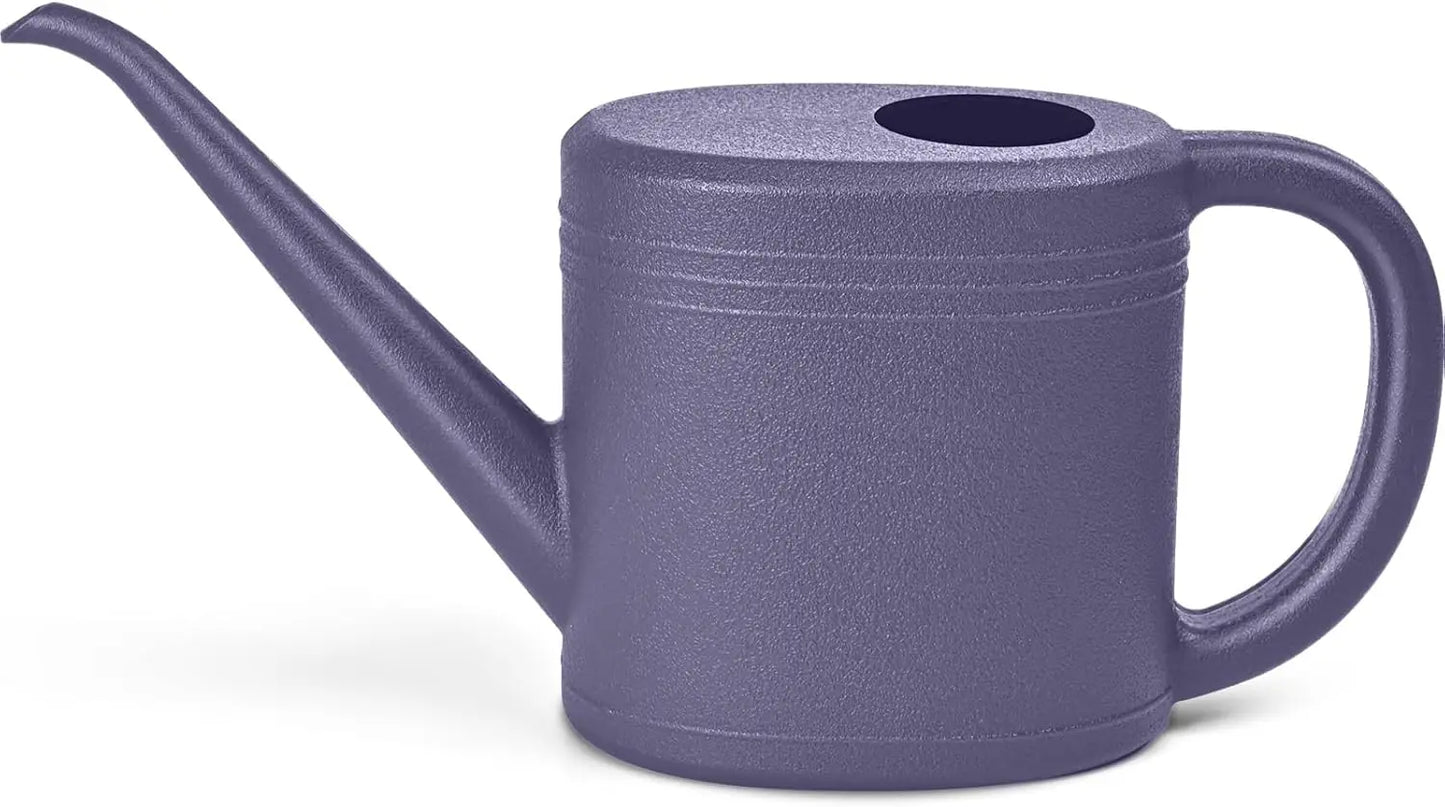 Purple Watering Can with Long Spout for Home Garden, 1/4 Gallon Capacity