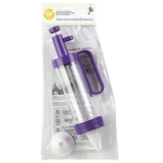 3-Piece Decorating Kit with Piping Bags, Tips, Spatula