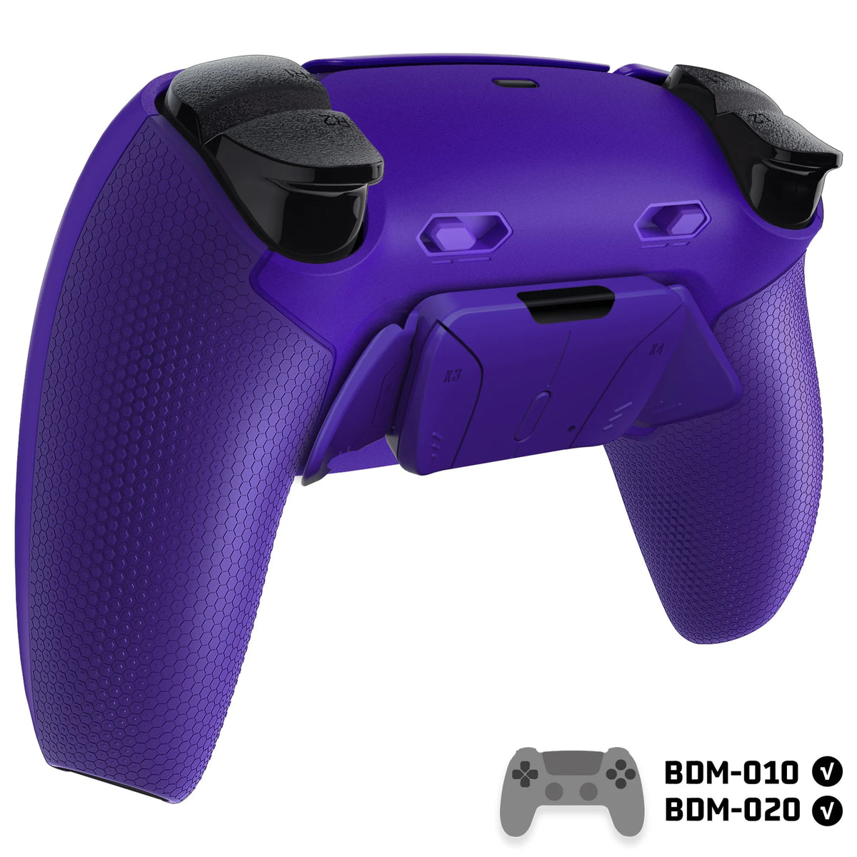 eXtremeRate RISE4 Plus MAX Remappable Back Buttons Kit w/ Clicky Trigger Stops & Rubberized Grip for ps5 Controller