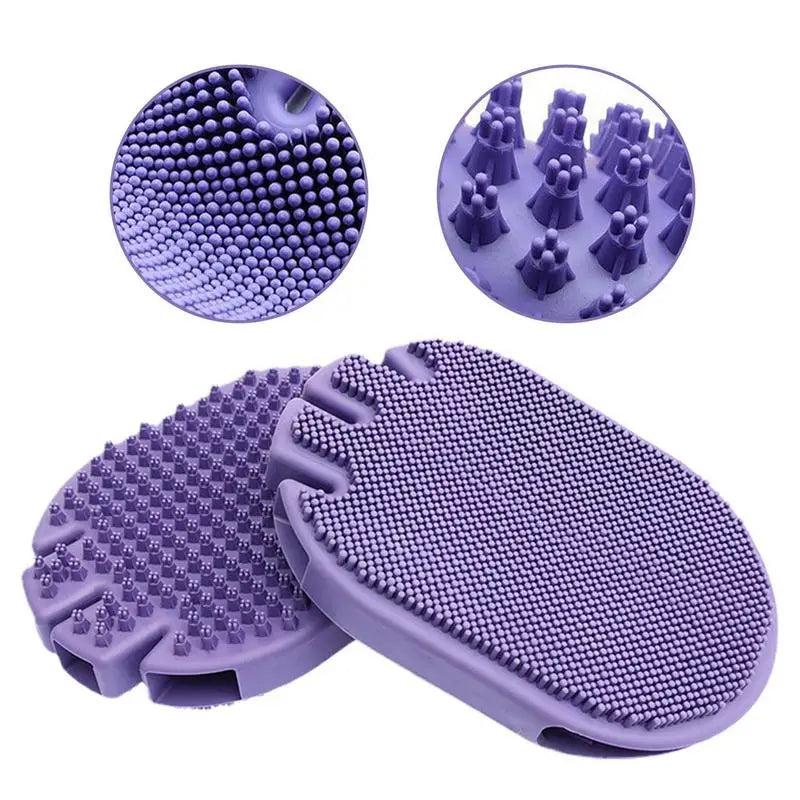 Pet Gloves -- Double-sided Shedding Bathing & Hair Remover Gloves