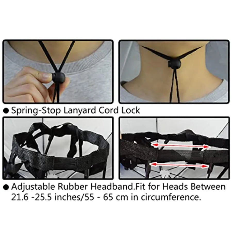 NEW-Vi Umbrella Hat Adult and Folding Cap