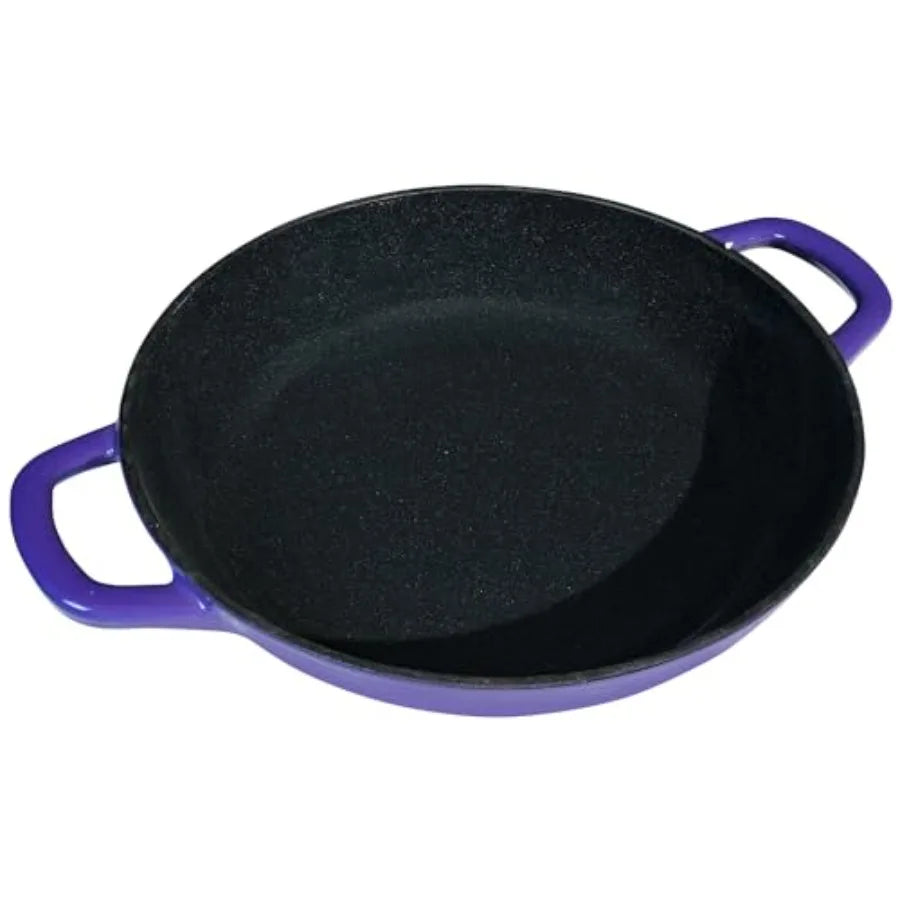 Purple Braiser Enameled Cast Iron Braiser Braiser Pan with Lid