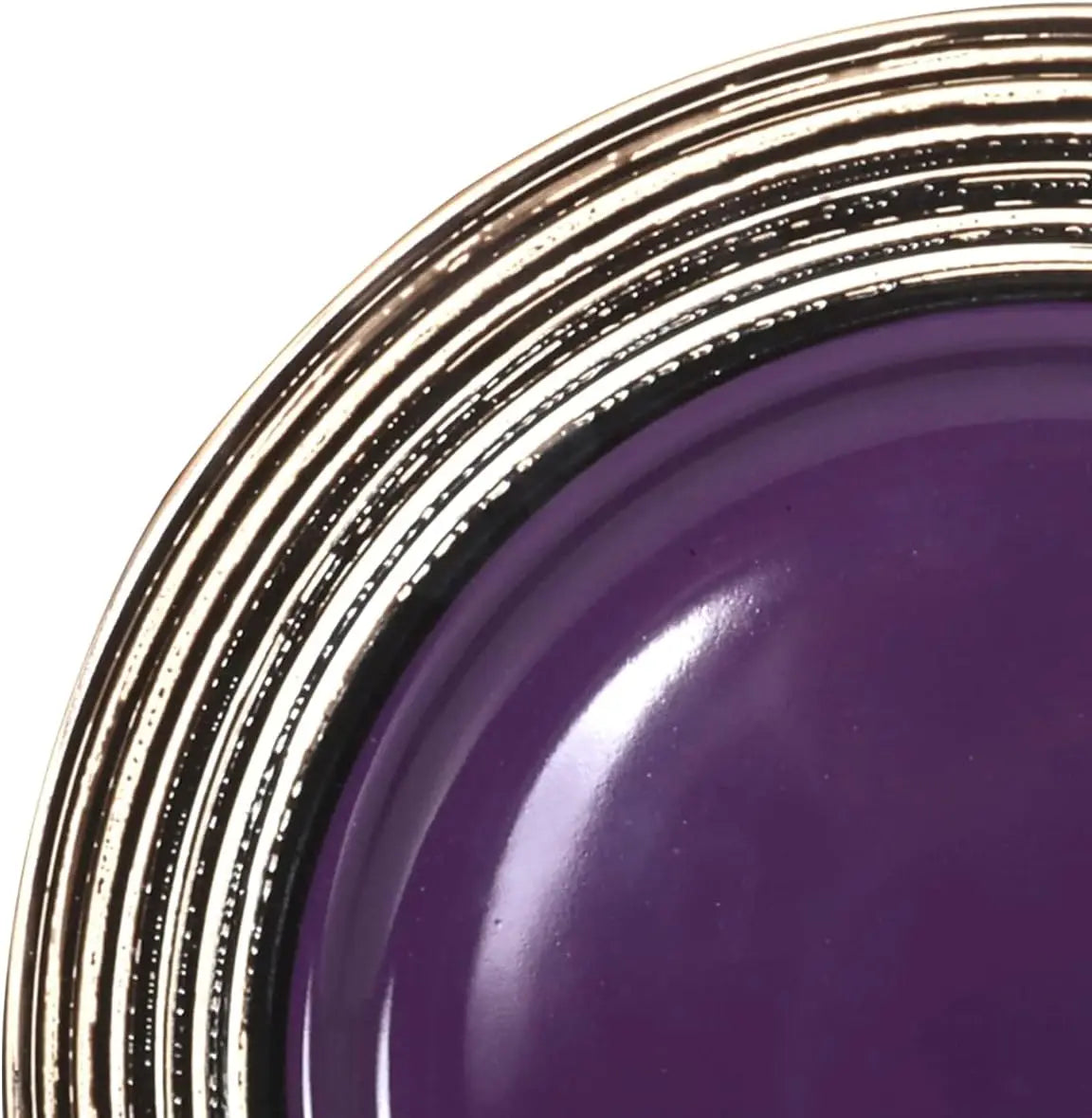 Stoneware Handcrafted Tree Bark Effected Glaze Dinnerware Set (Lavender/Purple, Service for 4-16pc Set)