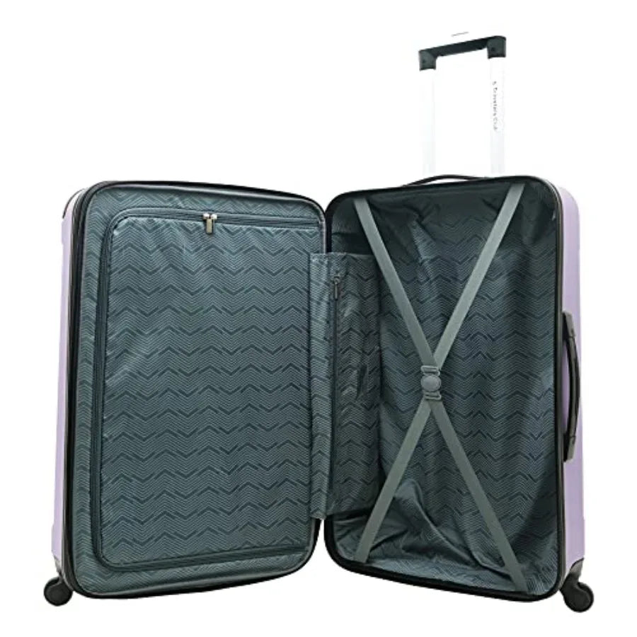 zz-Midtown Hardside 4-Piece Luggage Travel Set, Lilac