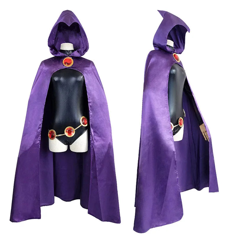 Dark Magic Witch Costume, Gothic hooded cape