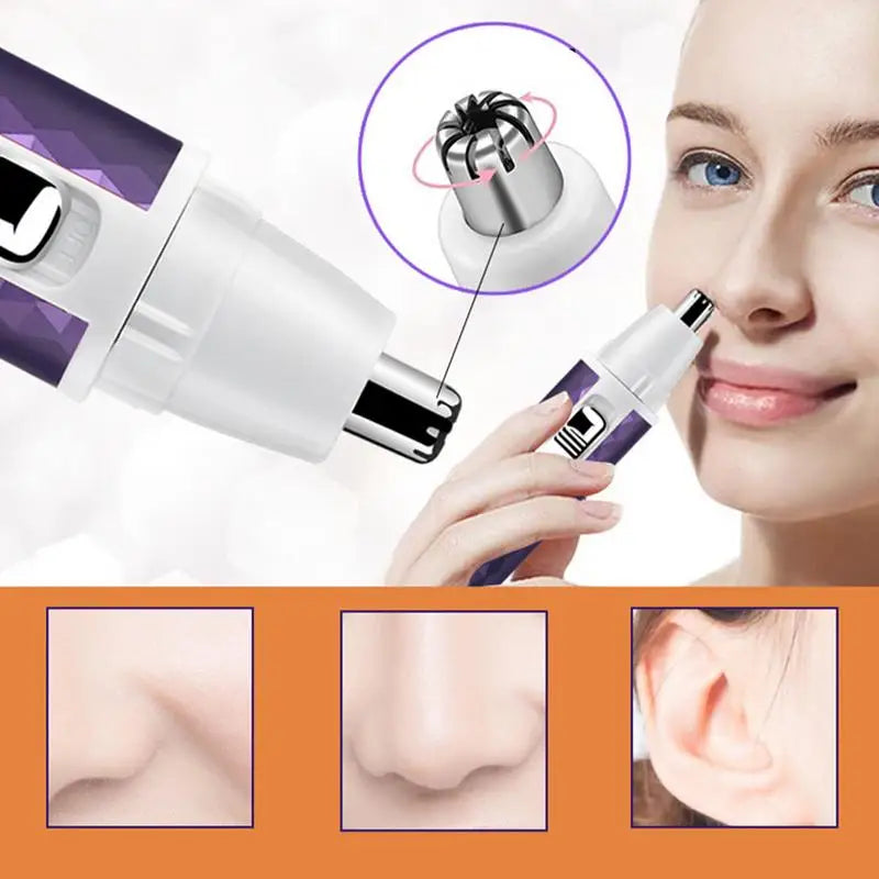 Facial Hair Remover Shaver Cordless Body Trimmer Bikini Hair Trimmer Private Area Leg Armpit Back Hair, Girls Bikini Epilators