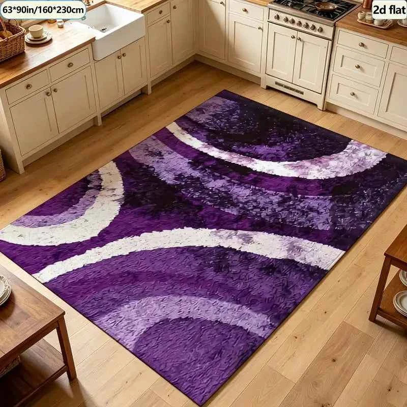 Bright Pink Purple Bohemian Carpet Flooring