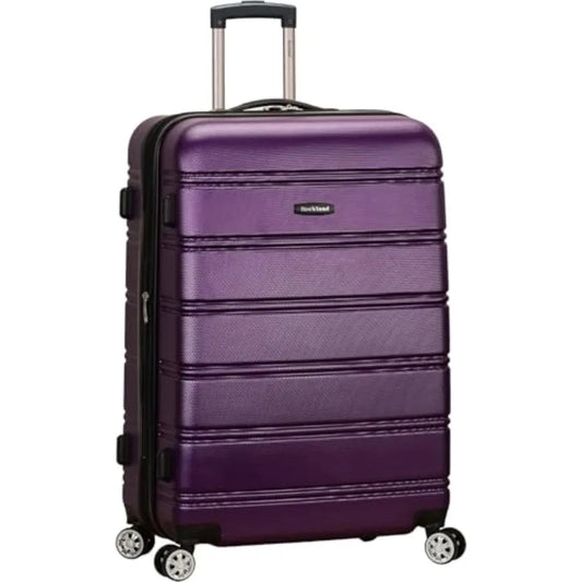 Melbourne Hardside Expandable Spinner Wheel Luggage, Medium 24", Purple