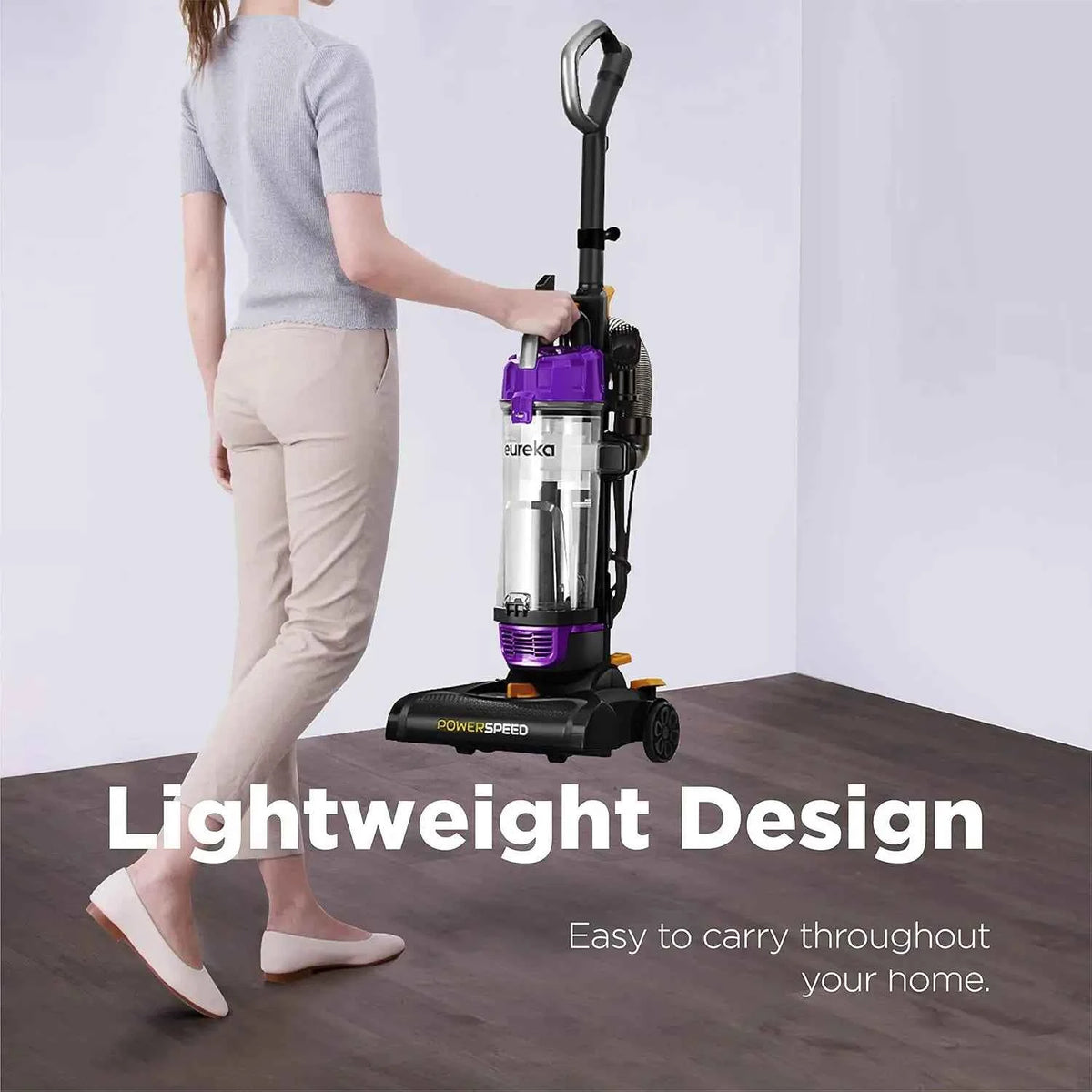 PowerSpeed Upright Vacuum Cleaner, Purple Design