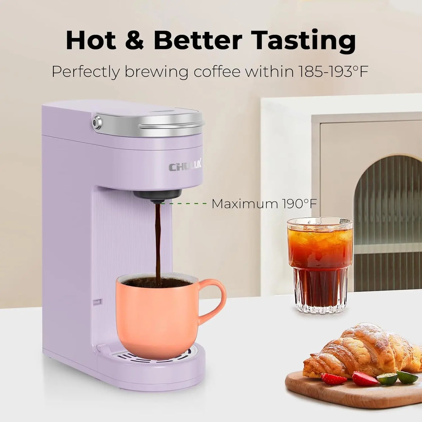 Slim Single Serve Coffee Maker for K Pods