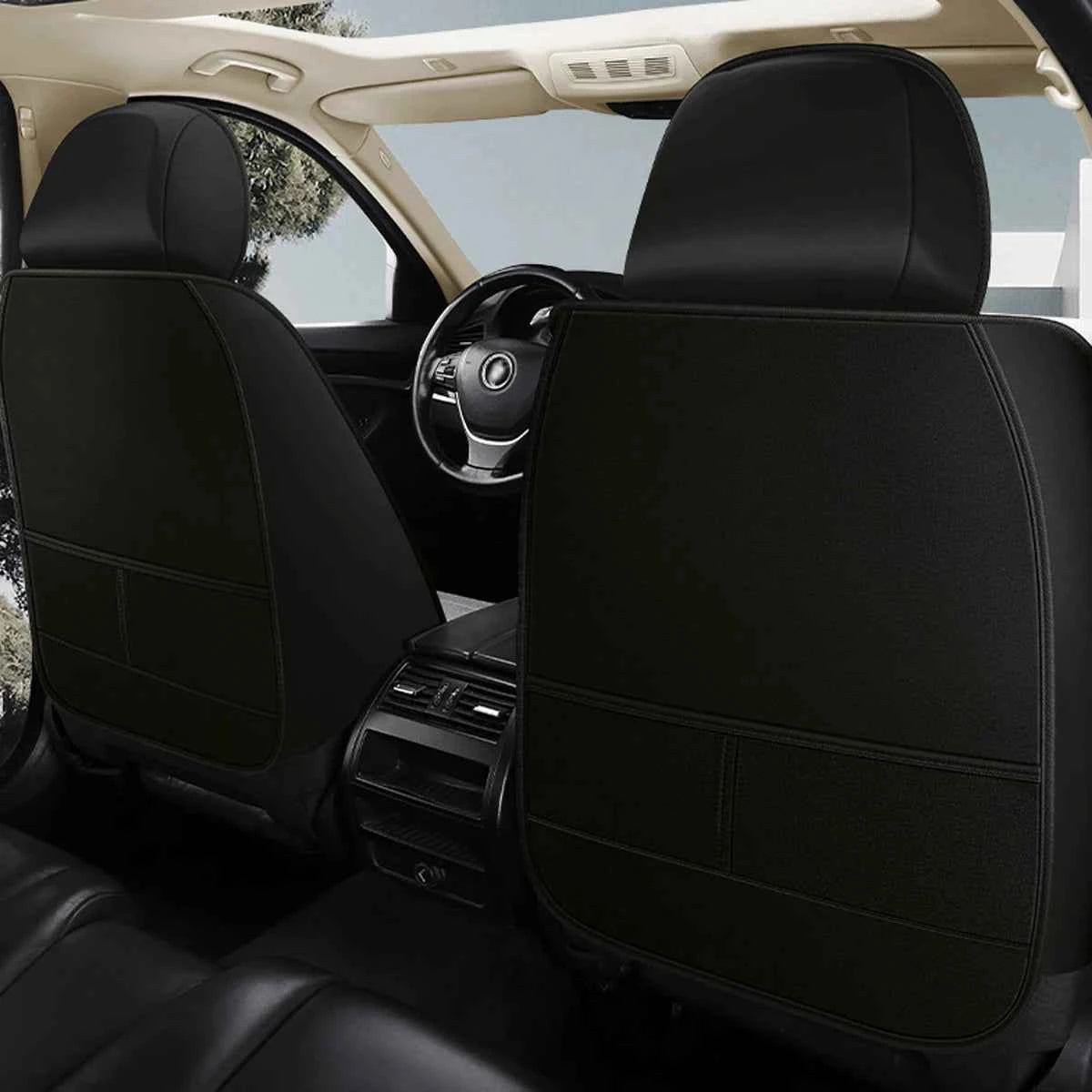Linen Car Seat Covers Full Set, Fit for VW Jetta, Tiguan, Golf, Passat, Polo, Taos, ID.4, CC/Arteon, Touareg,T-Roc, Phaeton, Car Seat Protector
