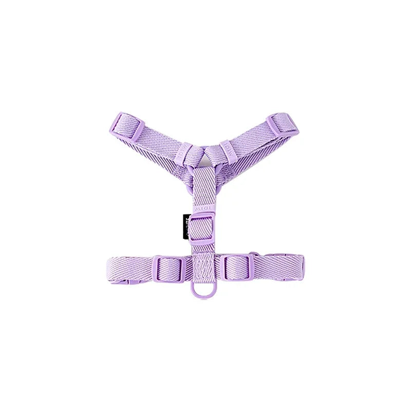 Adjustable Dog Harness Collar Leash Set Macarone Color, Reflective Small Dog Accessories for Puppy & Cat Supplies, Pet Walking