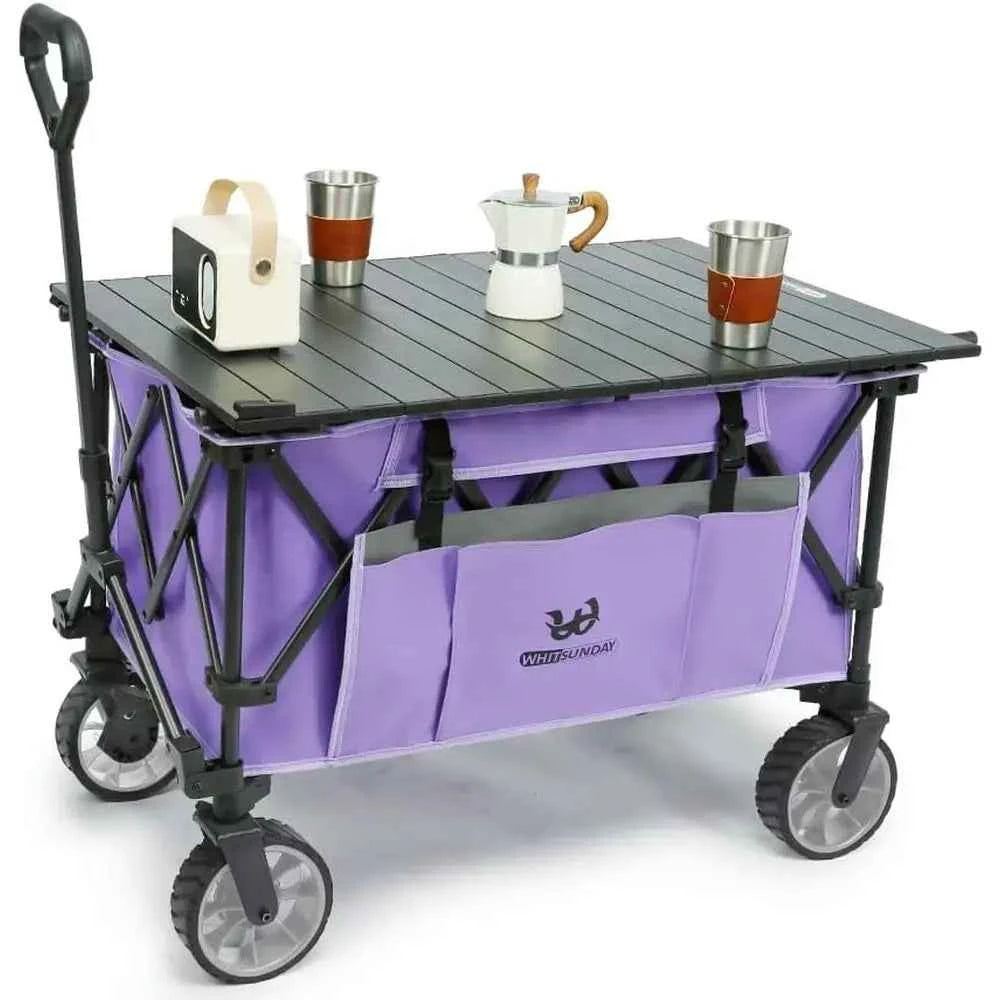 Folding Collapsible Utility Wagon, 400Lbs Capacity