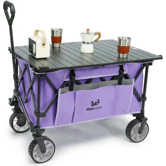 Folding Collapsible Utility Wagon, 400Lbs Capacity