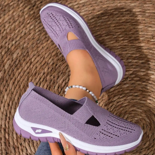 Breathable Hollow Out Slip-On Shoes for Women
