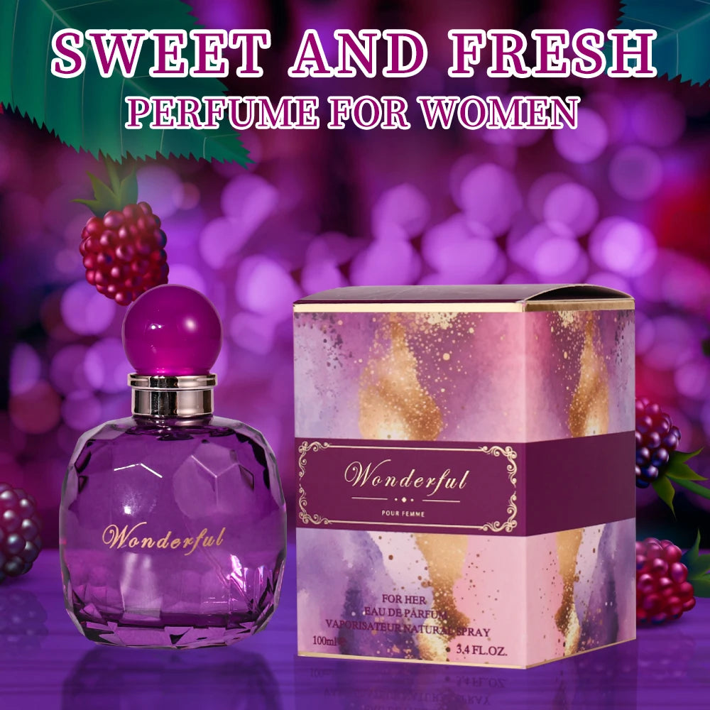 3.4fl Oz Women's Eau De Parfum - A Floral Fruity Fragrance For Women - With Raspberry, Blackberry, Tea, Apple Blossom And Freesia